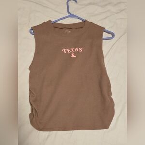 Sleeveless snich shirt